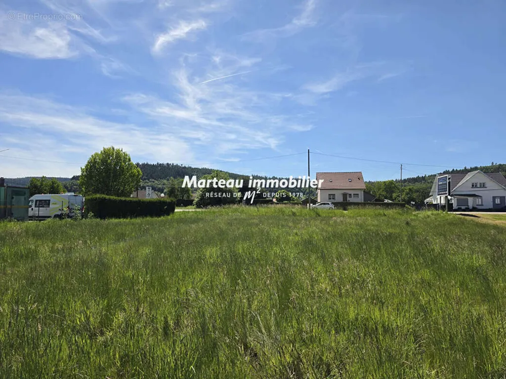Jardin - Terrain à Bâtir avec Permis de Construire à Anould