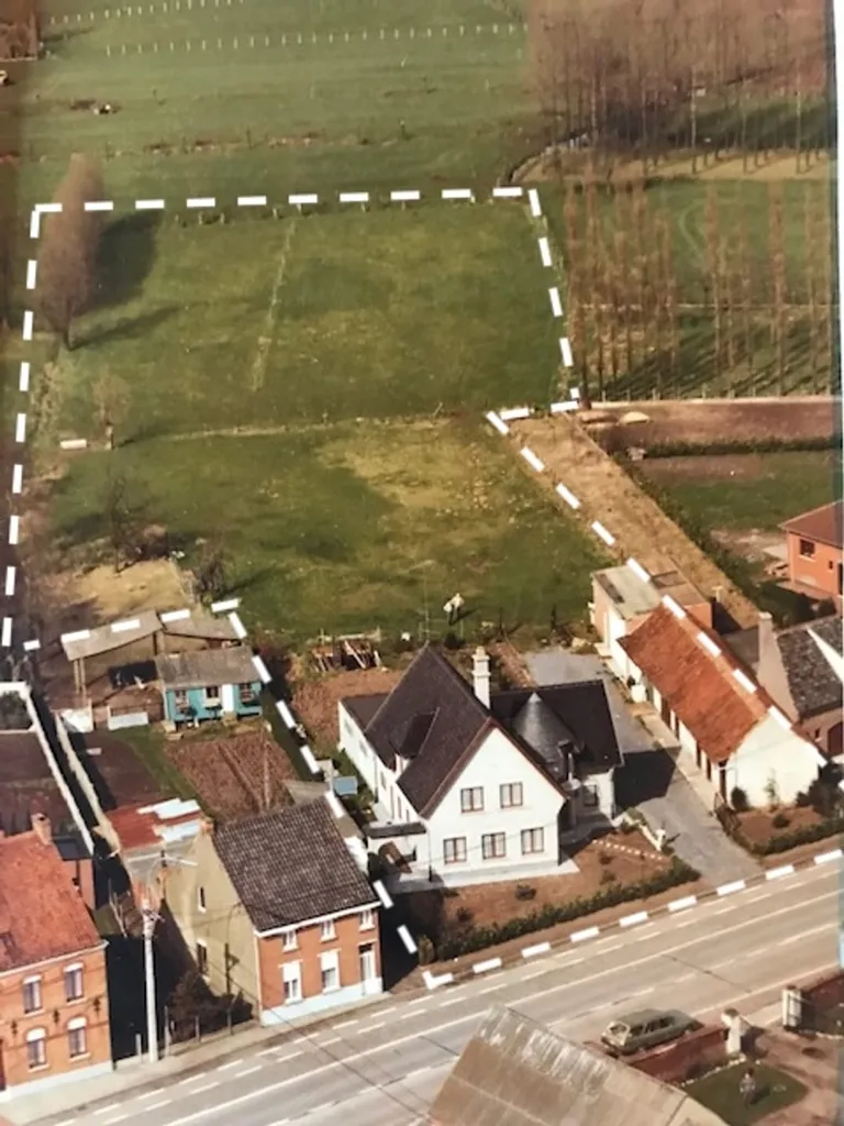 Vue aérienne - Villa avec Stalles à Laarne