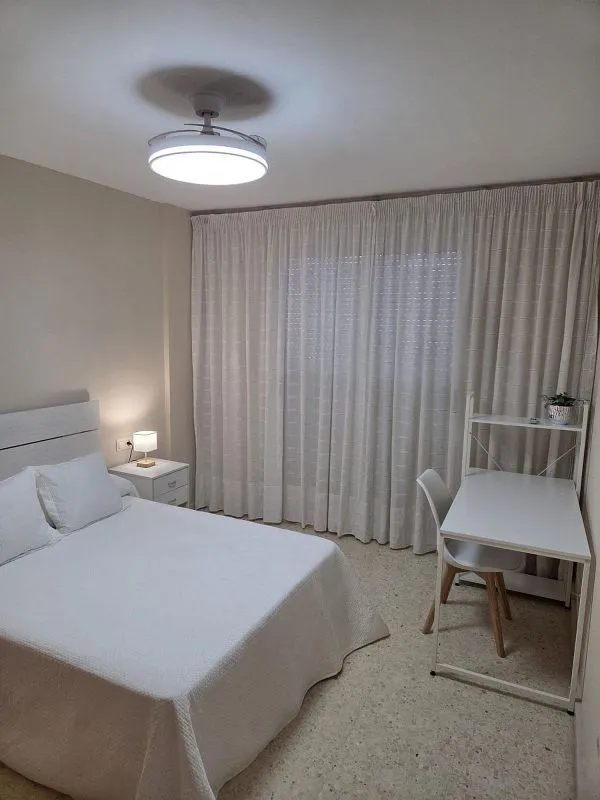 Bedrooms - Furnished Flat with Balcony in Beteró