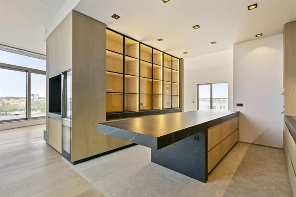 Cuisine - Penthouse avec Vue sur la Schelde à Anvers