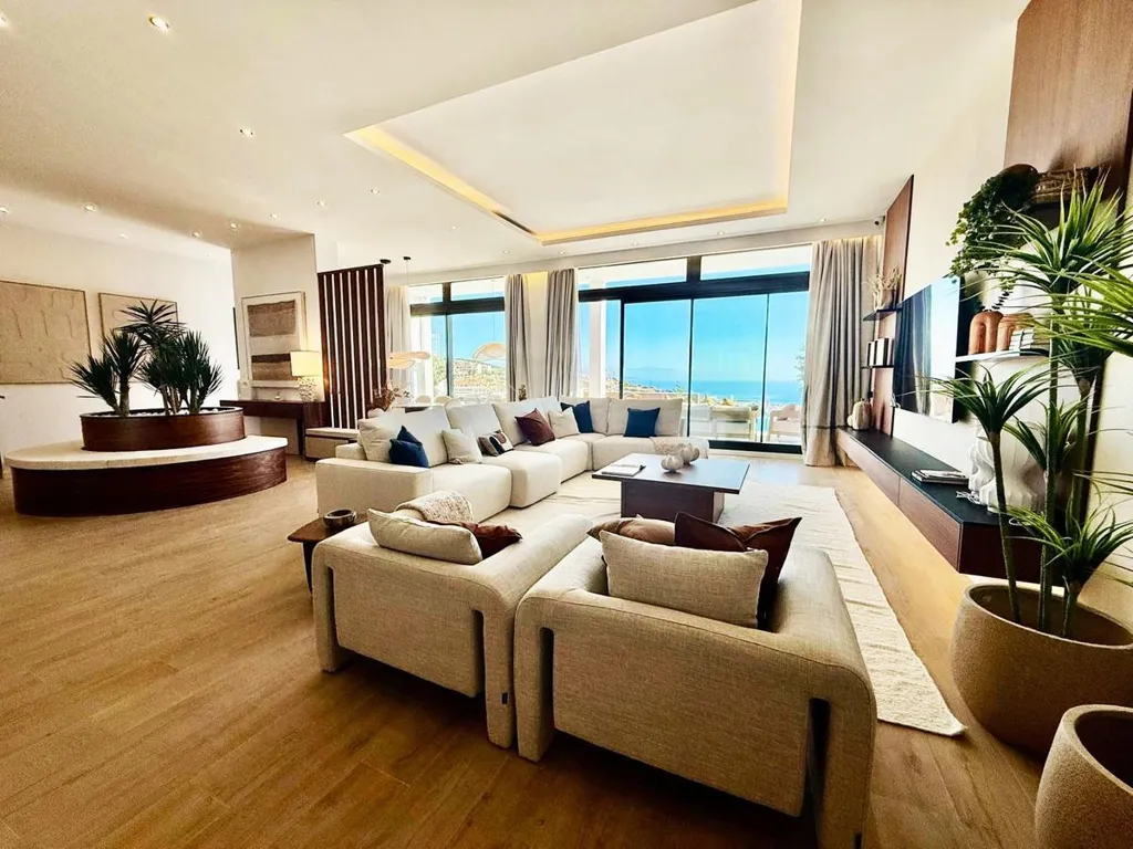 Living Room - Modern Villa with Sea Views in Benalmádena