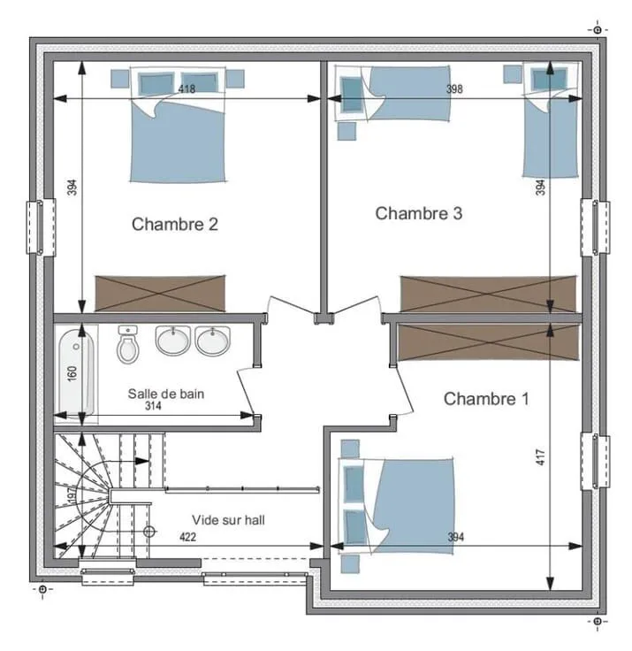 Maison 3 chambres à Bois-d'Haine