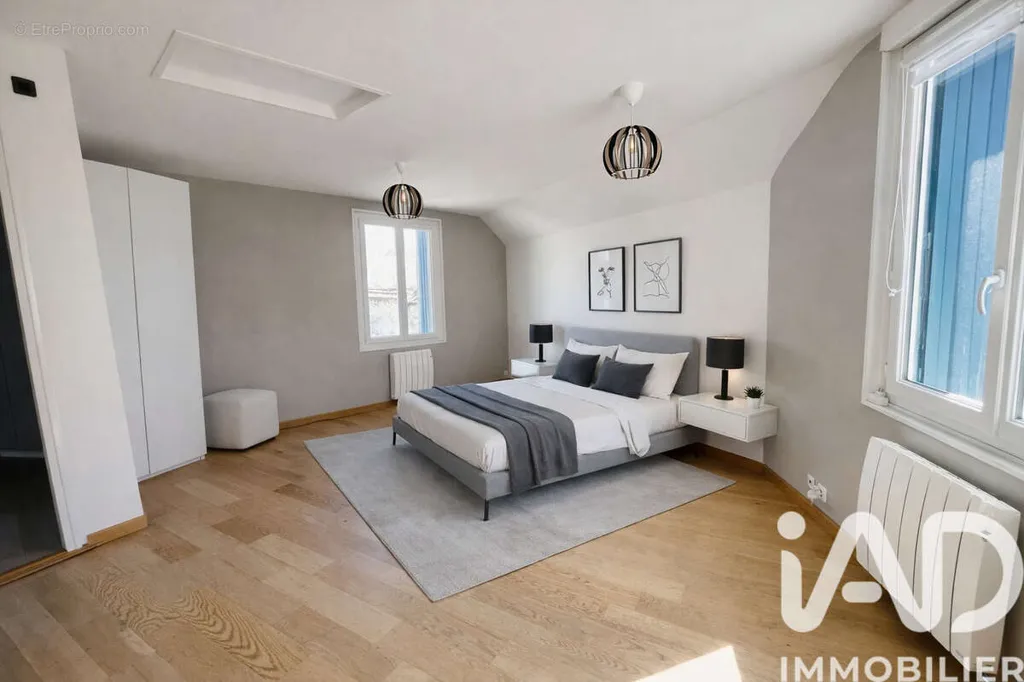 Camere da letto - Charming Townhouse with Potential in Condécourt