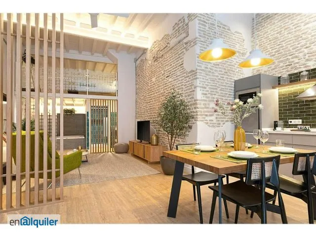 Salle à manger - Loft with Air Conditioning in Seville's Old Town