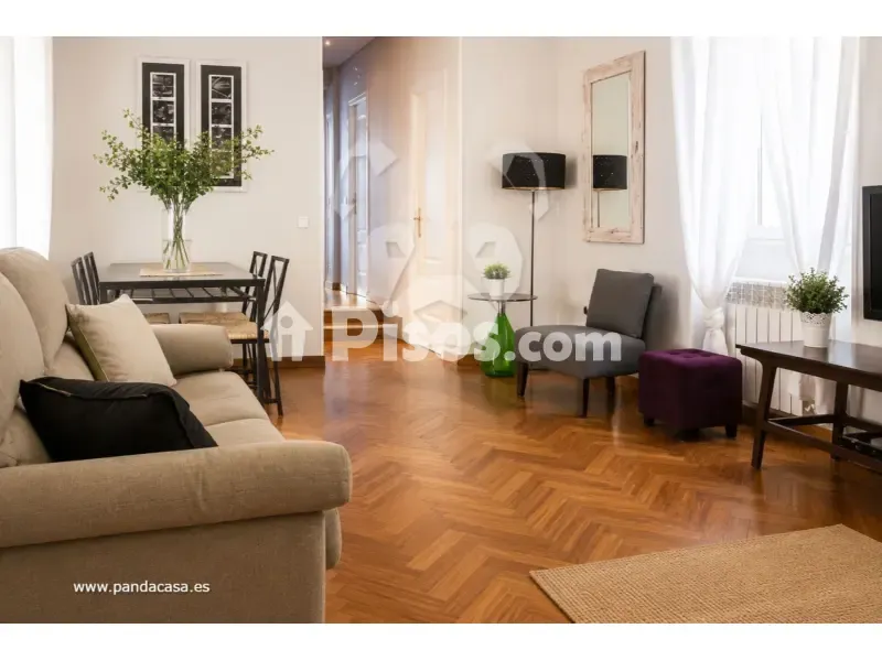Soggiorno - 2-Bedroom Apartment with Congress View in Madrid
