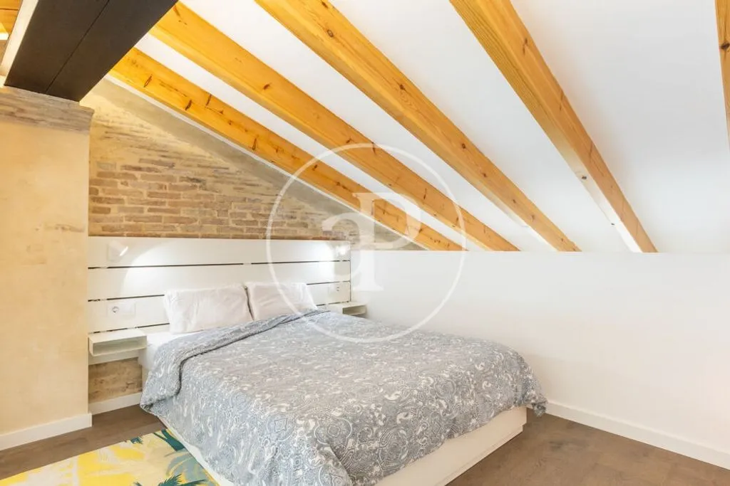 Bedrooms - Duplex with Sea View in El Cabanyal-El Canyamelar