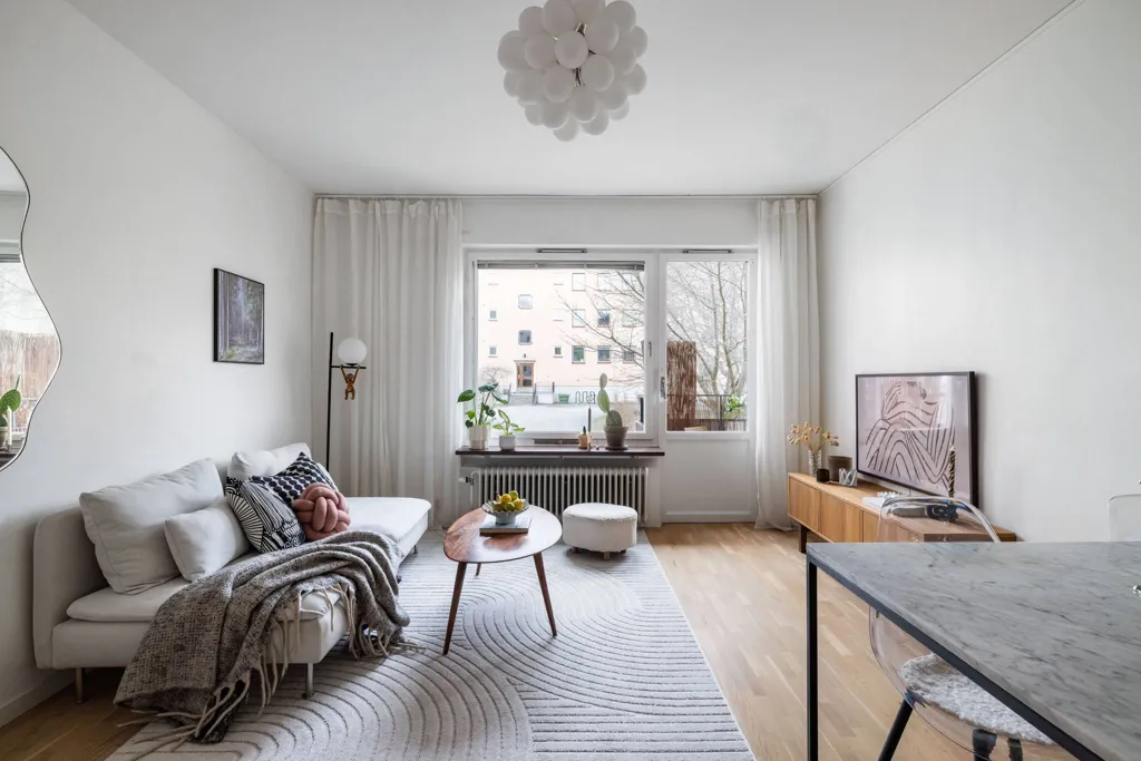 Séjour - Modern Flat with Balcony on Paternostervägen