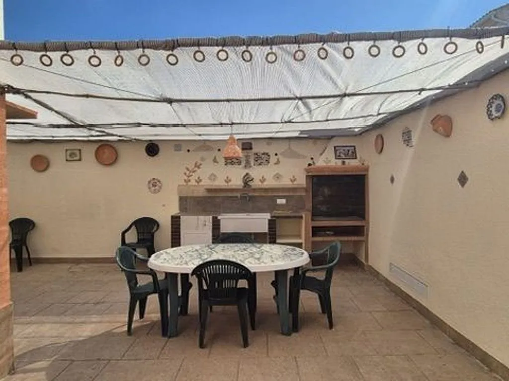 Terrace - Semi-Detached House with Pool in Oliva Nova
