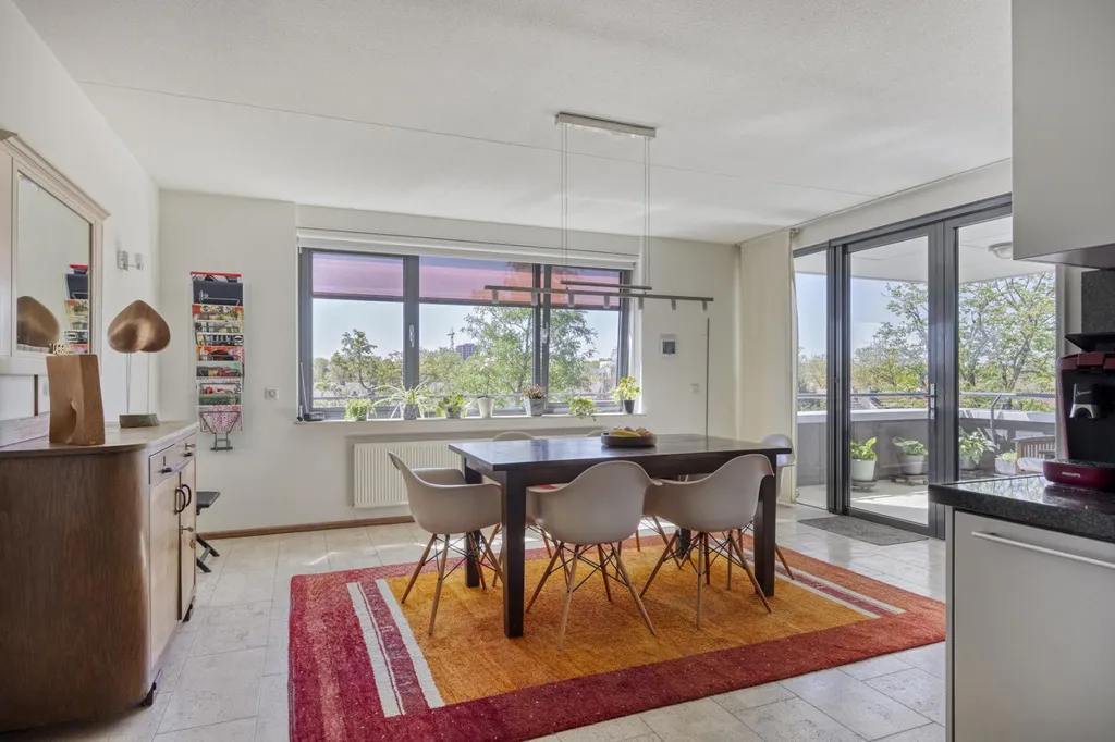 Dining Room - Light-Filled Apartment with Balcony in Central Tilburg