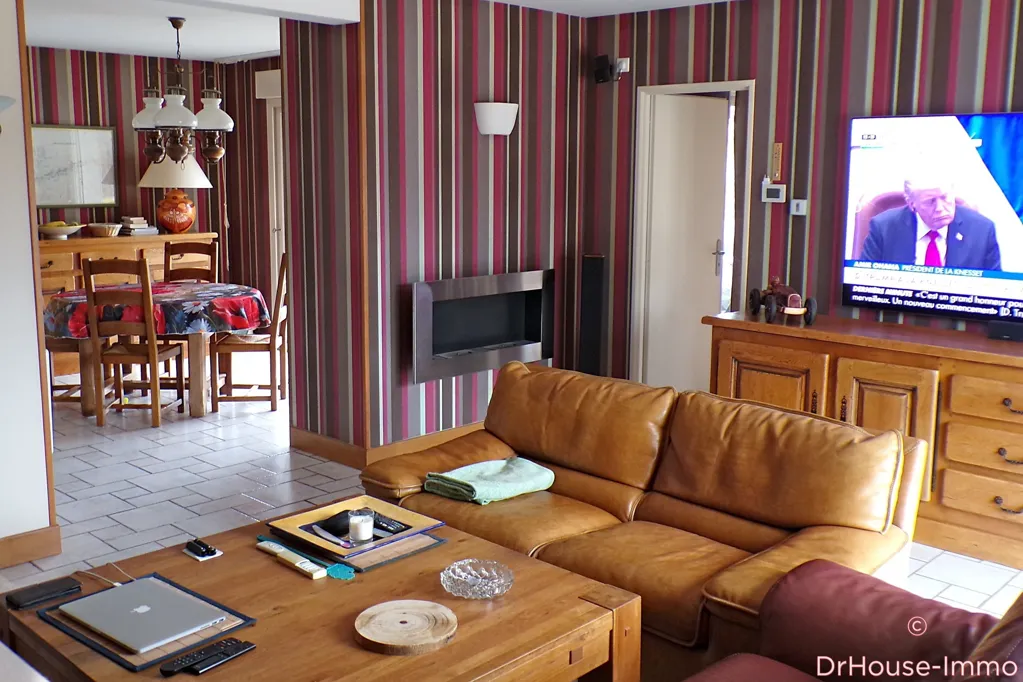 Séjour - Appartement RDC avec Piscine à Savouges
