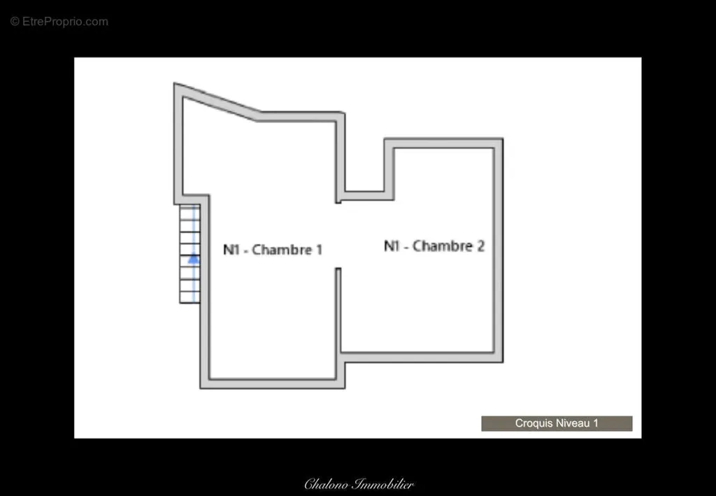 Plan - Duplex avec Vue Port au Cap d'Agde