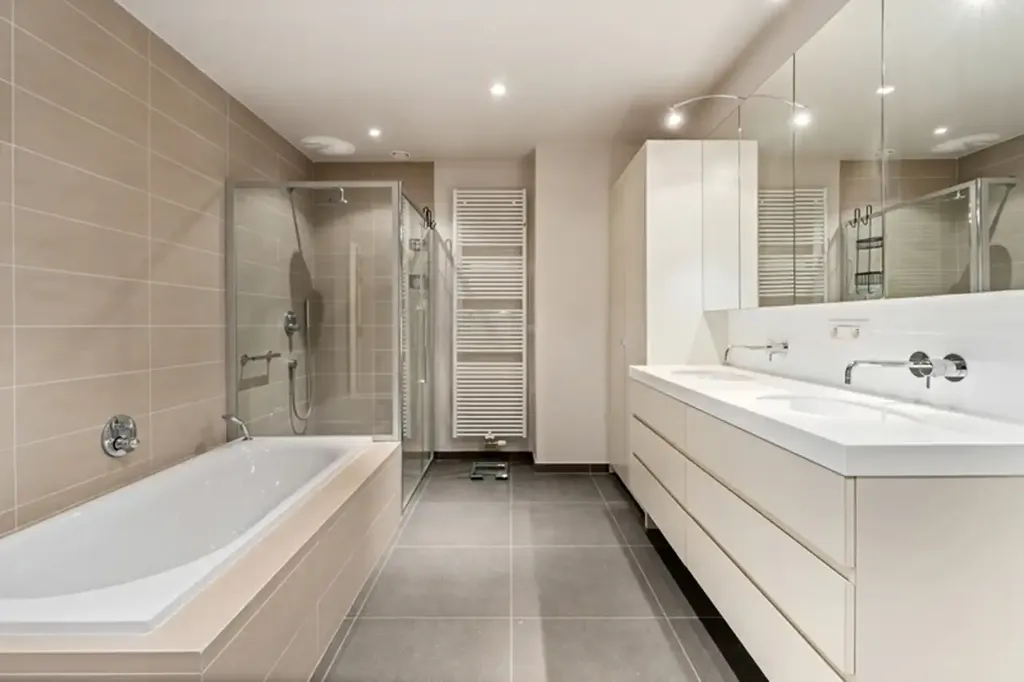 Bathrooms - Contemporary Villa with Terrace in Wingene