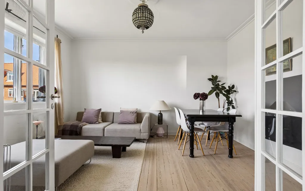 Séjour - Apartment with Original Features in Copenhagen S