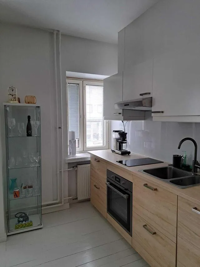 Cucina - Bright Apartment with Balcony in Lahti Centre