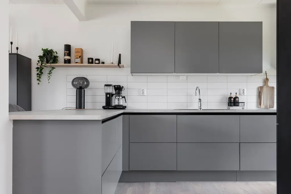 Cuisine - Modern Terraced House with West Terrace in Marieberg
