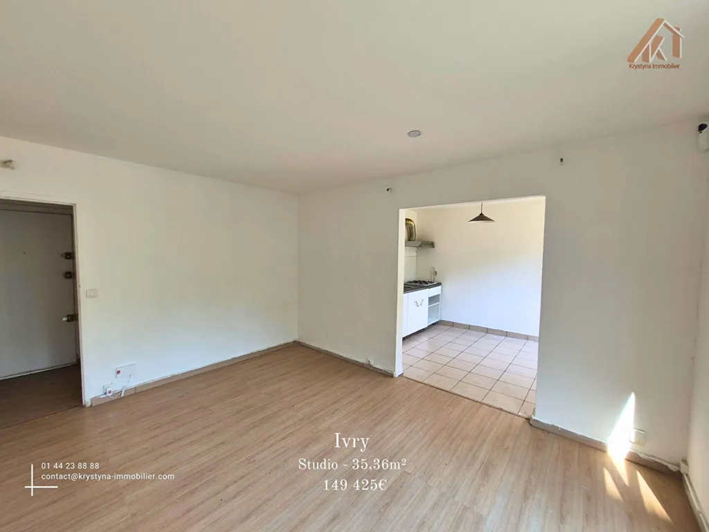 Séjour - Studio lumineux avec parking à Vitry-sur-Seine