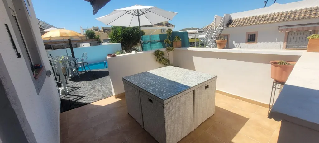 Terrass - Fortuna-Style Villa with Pool in Camposol, Mazarrón