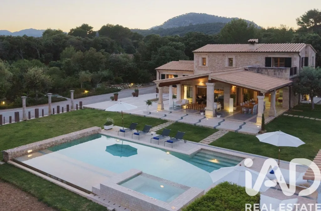 Vue aérienne - Luxury Farmhouse with Pool in Pollença