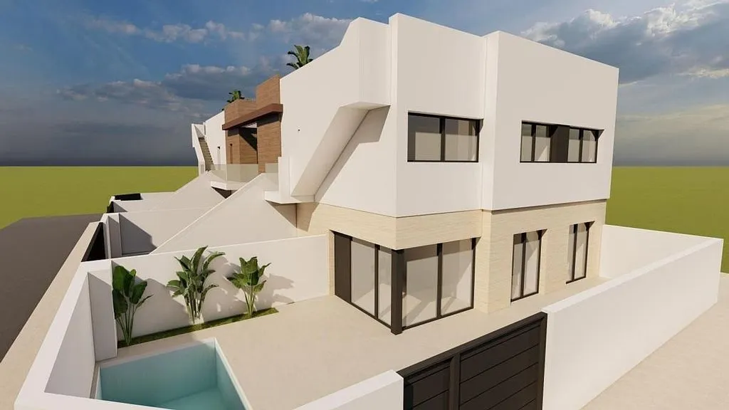 Contemporary Chalet with Pool in Lo Pagán