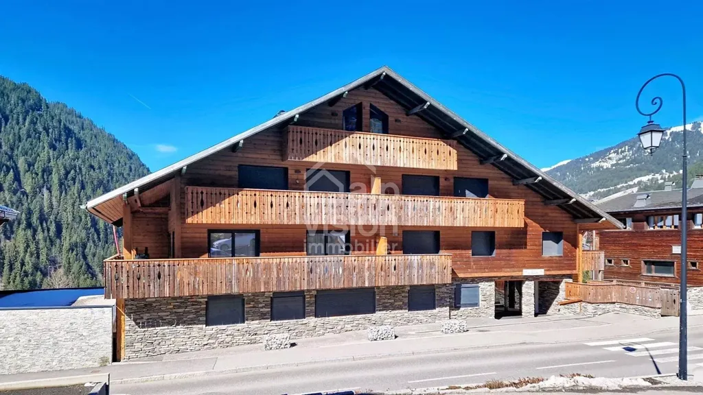 Extérieur - Appartement Neuf avec Balcon et Vue Montagne à Châtel