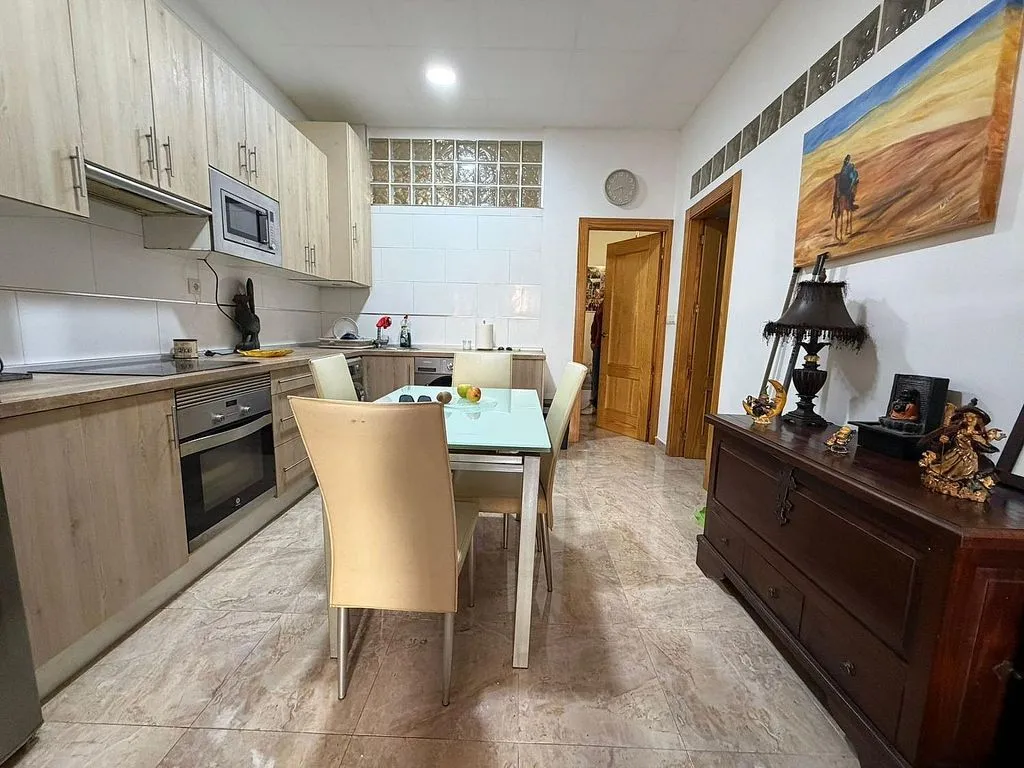 Salle à manger - 2-Bedroom Flat with Air Conditioning in Águilas