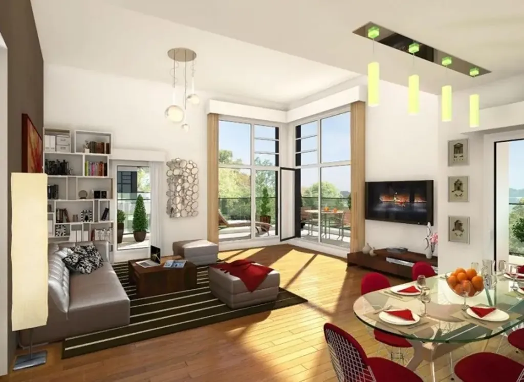 Séjour - Appartement 4 pièces à Vanves