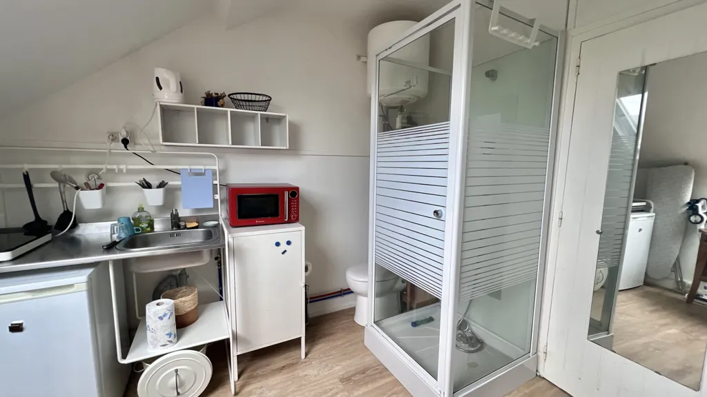 Kitchen - Studio Apartment in Nantes, Réné Bouhier