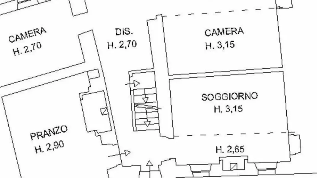 Plan - Rustic House with Grotto in Piegaro
