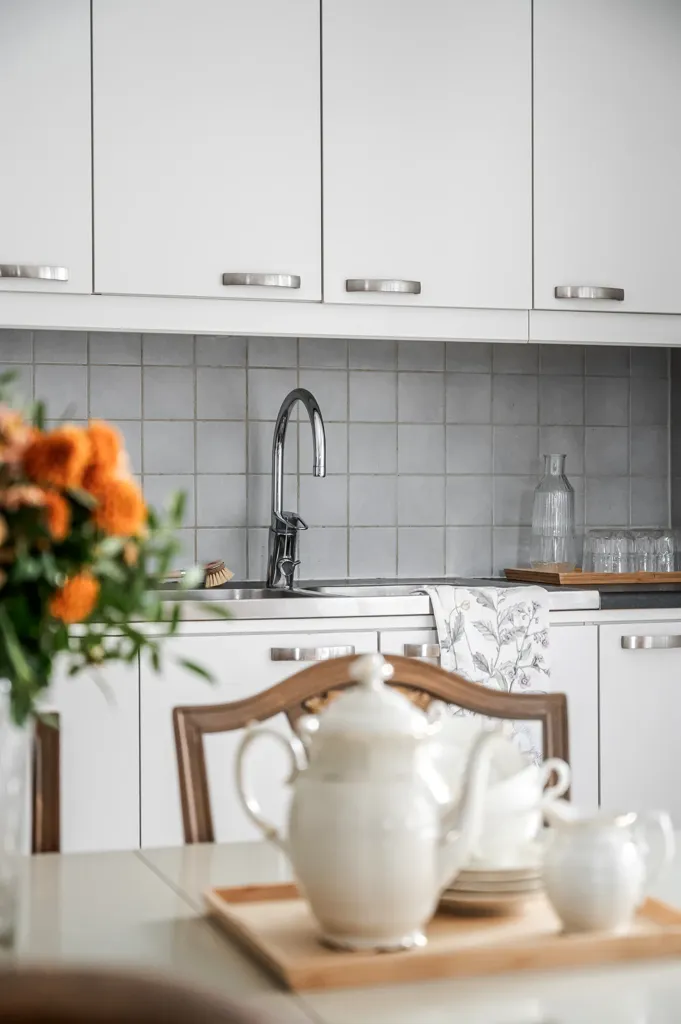 Cuisine - Modern Apartment with West Terrace in Östra Torn, Lund