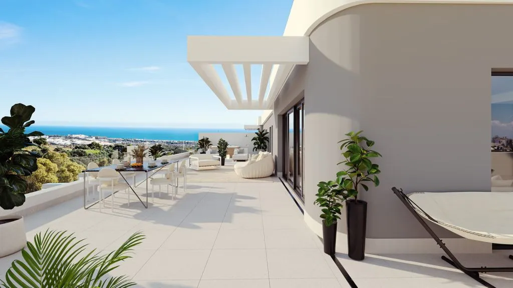 Terrasse - Luxury Apartment with Sea View in Marbella