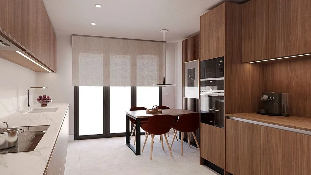 Kitchen - Chalet with Pool and Terrace in Las Rozas