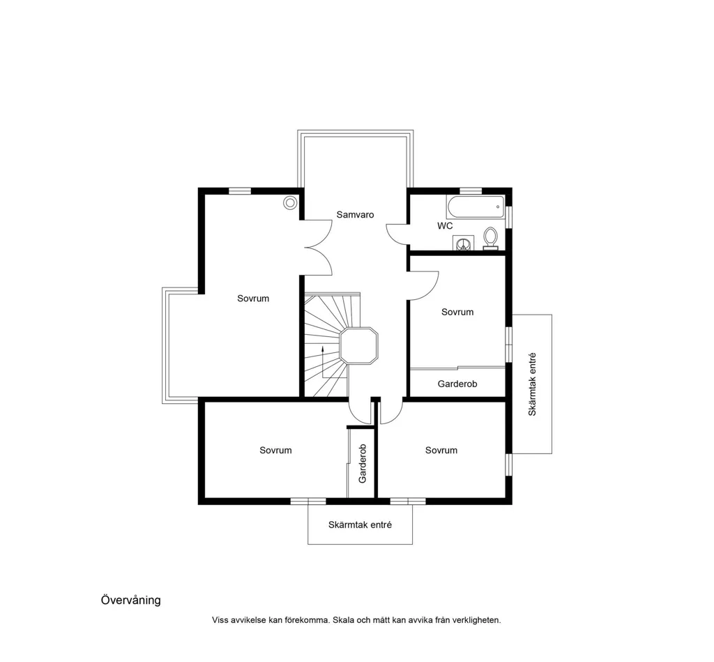 Plan - Renovated Villa with High Ceilings on Dalarö