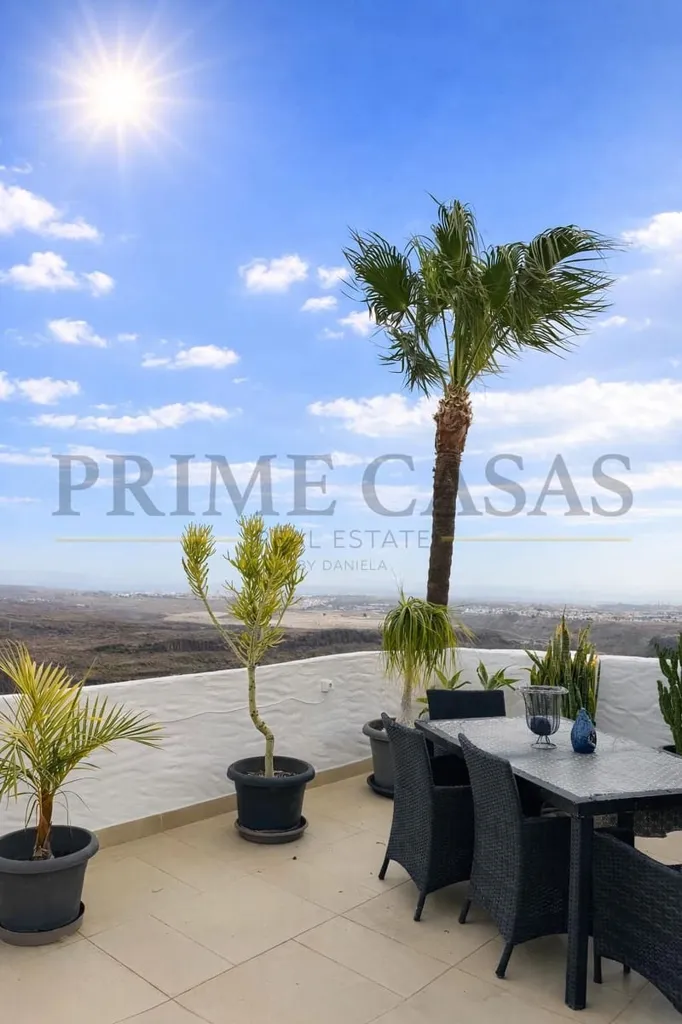 Terrasse - Apartment with Sea View and Pool in Montaña la Data