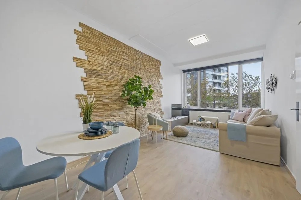 Séjour - Gemeubled 2-Bed Apartment with Balcony in Schiedam