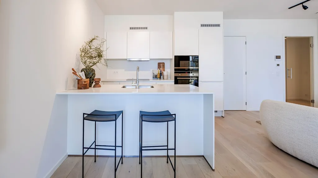 Cuisine - Appartements Moderne avec Vue Mer à Ostende