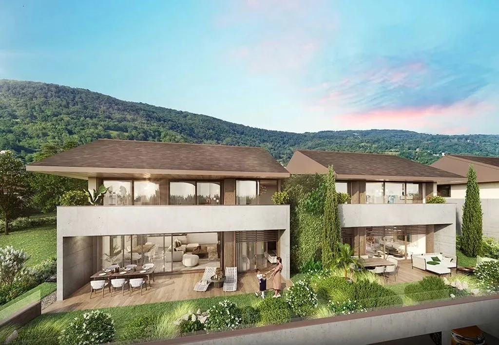Extérieur - Maison de Luxe avec Vue Lac à Évian-les-Bains