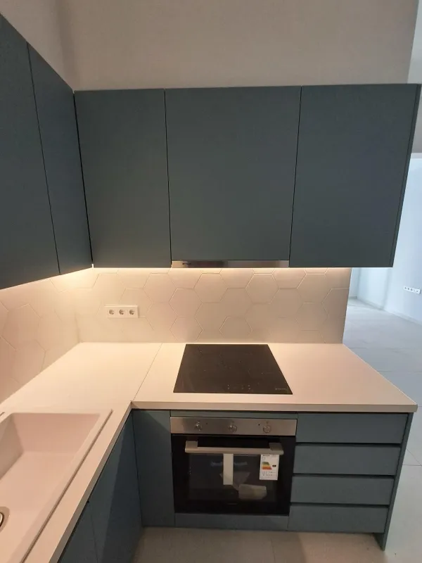Köök - Modernised Apartment with South-West View in Kallithea
