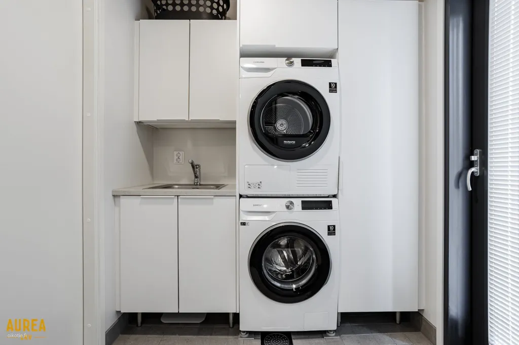 Utility Room - Modern Apartment with Sea View in Oulu