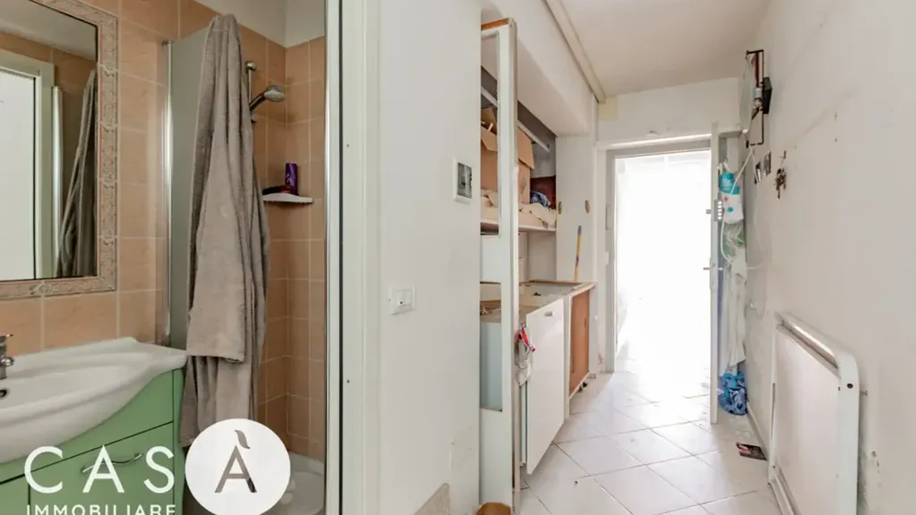 Salles de bain - Apartment with Sea View in Cervia Centre