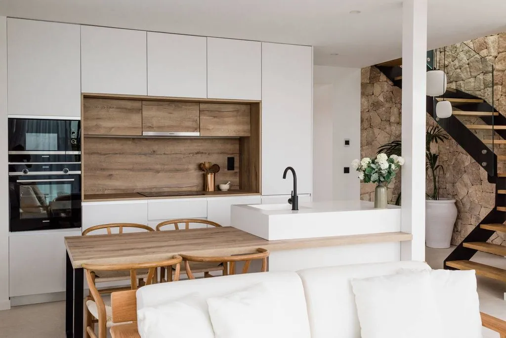 Köök - New Villa with Pool in Cala Tarida, Ibiza