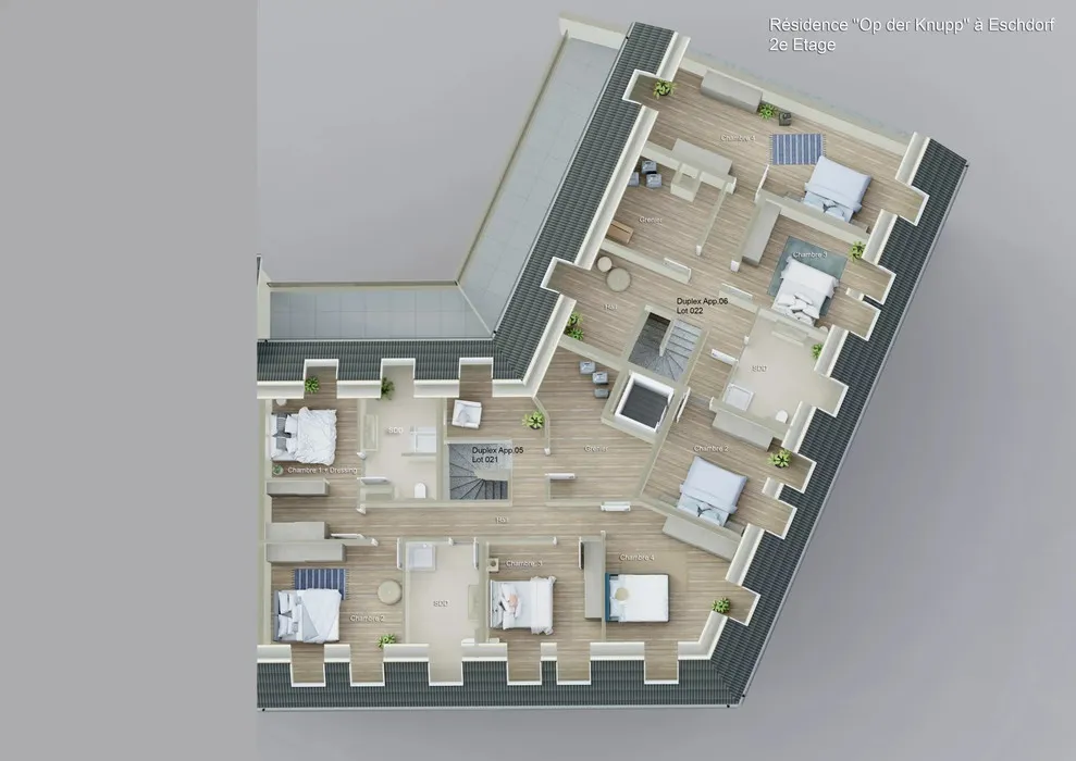 Plan - Appartement Neuf avec Ascenseur à Eschdorf