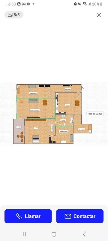 Plan - Apartment with Terrace in Esplugues