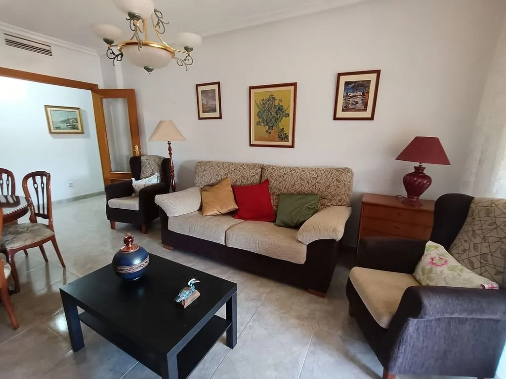 Séjour - Furnished Flat with Balcony in El Infante