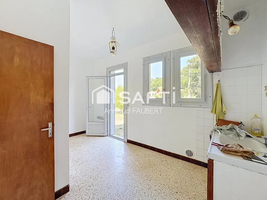 Cucina - Quiet House with Garden in Montbrun-Bocage