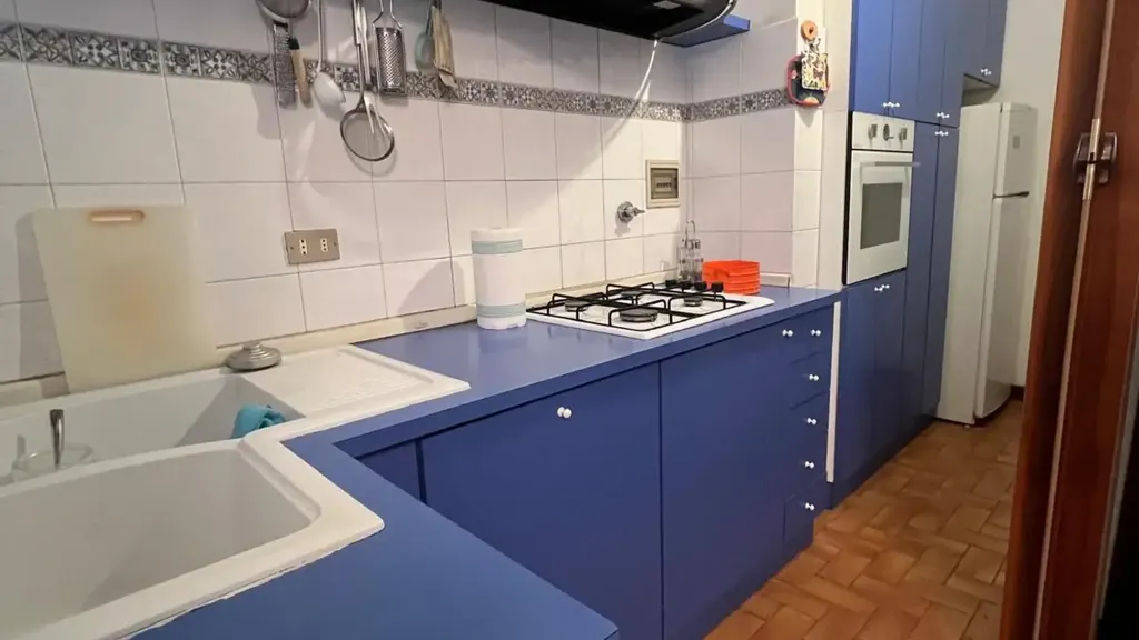 Cuisine - 6-Bedroom Apartment with Garden View in Florence