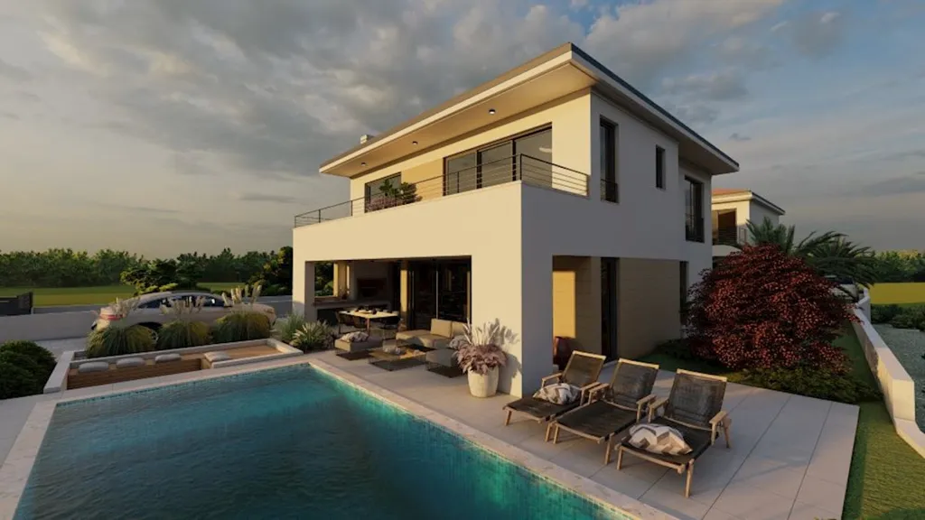 Detached House Plot with Pool in Malinska