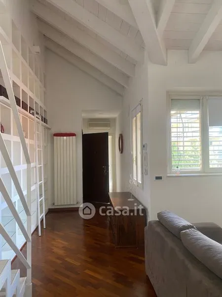 Séjour - Rustic Trilocale with Balcony in Piacenza