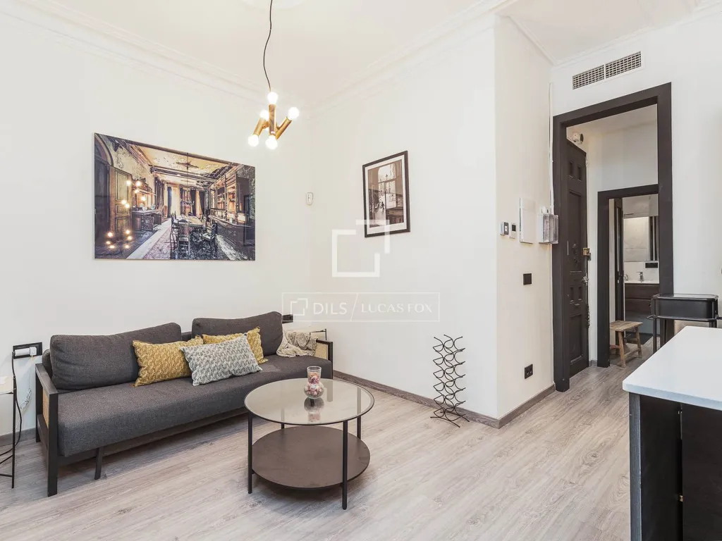 Séjour - Apartment with Patio in Barcelona's Gothic Quarter