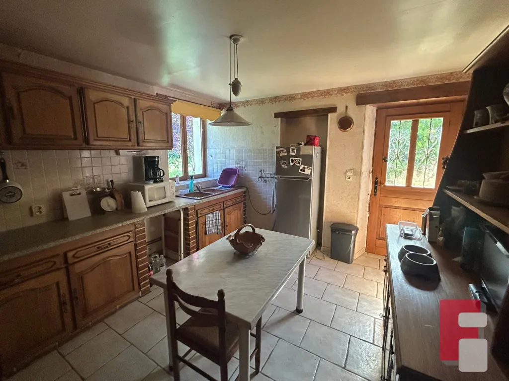 Cuisine - Maison de Plain-Pied avec Jardin à Thieffrain
