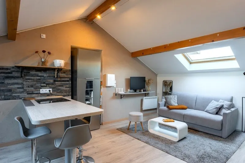 Séjour - Villa Contemporaine avec Vue Mont Blanc